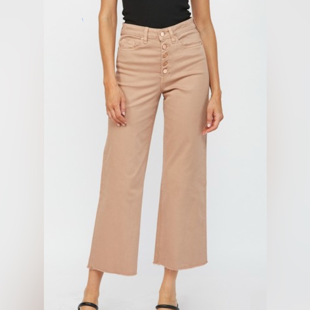 Mica denim wide leg ankle nwt